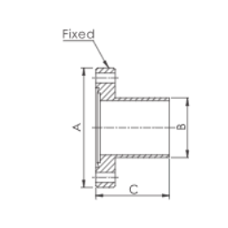 CF Half Nipple Non-Rotatable DN16 Stainless Steel 304