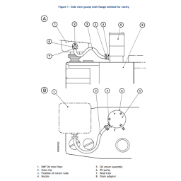 Edwards adjustable gas ballast oil return kit