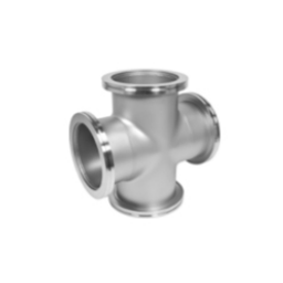 ISO-K Cross Equal 4-way DN63 Stainless Steel 304