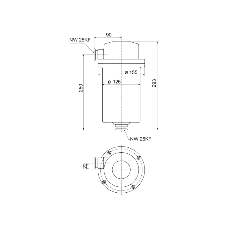 Pfeiffer FAK 025, activated carbon filter