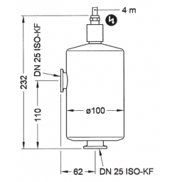 Pfeiffer URB 025, catalytic trap, 230 V