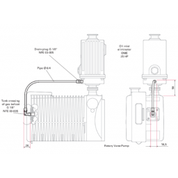 Oil Return Unit ODK1 from Oil Mist Separator with adaptor