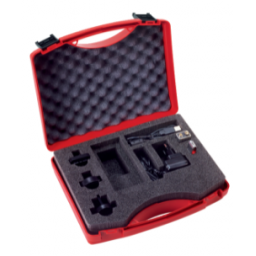 Accessories kit with power supply pack, battery, USB cable, DokuStar software