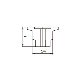 Adaptor KF16 to NPT 1/2" Stainless Steel 304