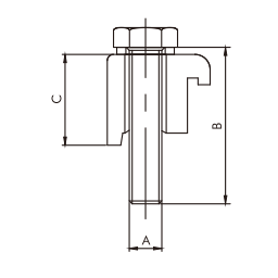 ISO-K Single Claw Clamp DN63 to DN100 Aluminium