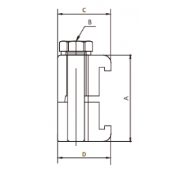 ISO-K Double Claw Clamp DN63 to DN100 Aluminium