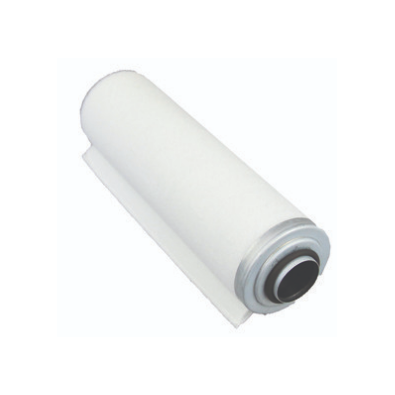 Exhaust Filter with Silencer & O-Ring, 130 mm, used on Busch R5 0012B, 0021B, 0025D, 0025KB, 0040D, 0040KB