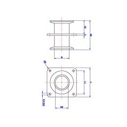 Bulkhead Connector KF10 Stainless Steel 304