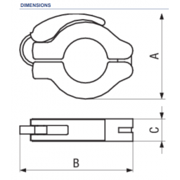 Rapid Fastening Clamp DN10 & DN16 Aluminium