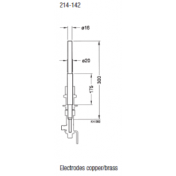 Straight electrode