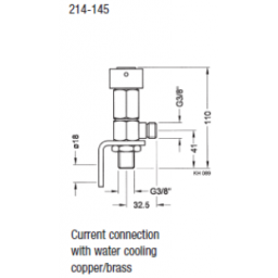 Water and current connection