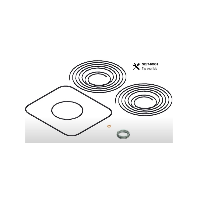 Tipseal kit for Leybold ScrollVac 3 Plus and Edwards mXDS3